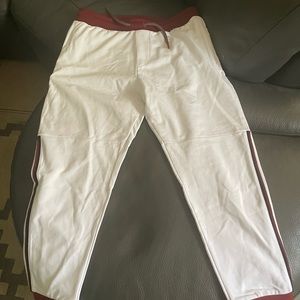 Armani Exchange Men's Collegiante Stripe Drawstring Sweatpant Large Size